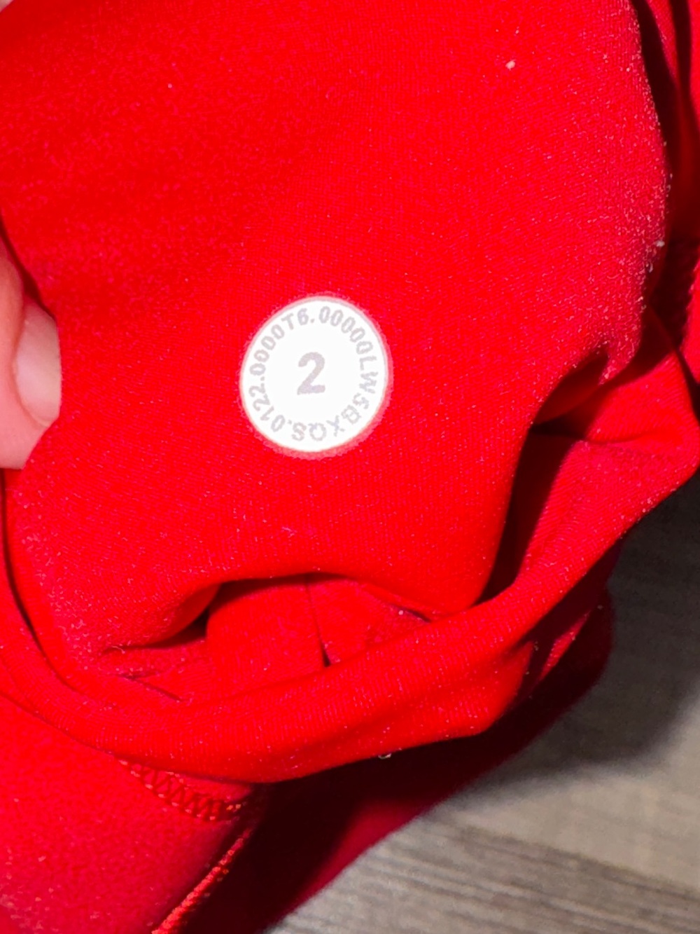 Lululemon Wunder Train High Rise Leggings 25” Oxford Red Size 2 Pockets - Picture 10 of 10